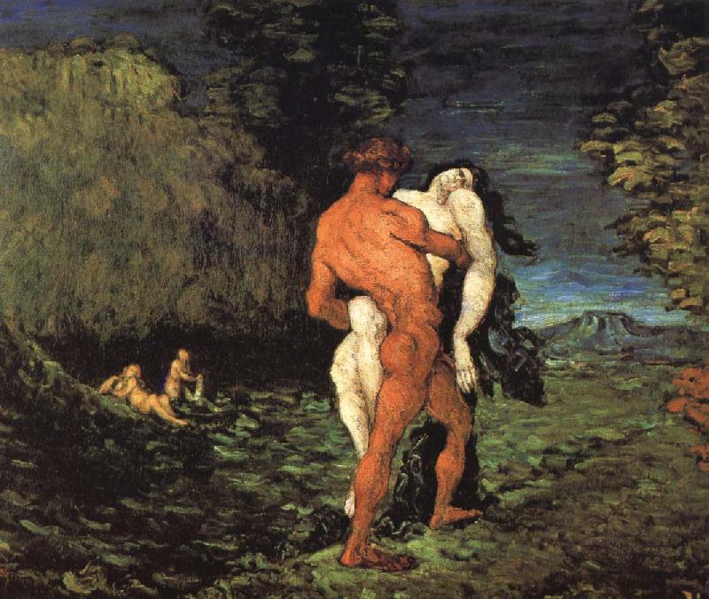Paul Cezanne hostage oil painting image